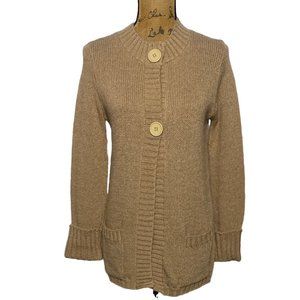 Sidney Gould Vtg Cardigan Sweater S M Mohair Long Big Buttons Its Pure Gould